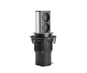 Bachmann Elevator - Torreta empotrar Mesa 2xute Cable PVC 3g1,5mm
