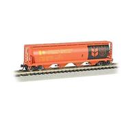 Bachmann Industries Inc. 19154 Canadian 4-Bay Cylindrical Grain Hopper Gobierno de Canadá - Escala N, Rojo