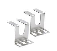 Bachmann - Juego escuadra fijación +elevación para regleta 19" tornillo (2u)