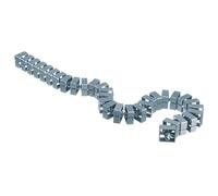 Bachmann Kabelschlange Quadro Set - Kabel - Organizer - Silber - 1 M