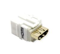 BACHMANN Módulo Keystone HDMI 2.0 Hembra/Hembra, Color Blanco