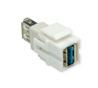 BACHMANN Módulo Keystone USB A/A 3.0, Color Blanco