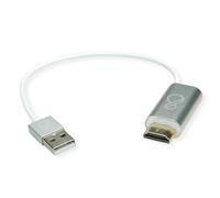 BACHMANN Ochno - Adaptador HDMI a USB-C y USB-A
