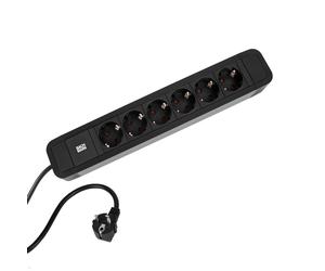 Bachmann primo 2 base múltiple 2 m 6 salidas ac interior negro