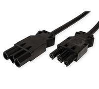 Bachmann - Prolongador montado 3g 1,50mm2 1m Negro