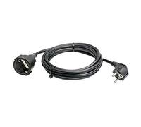 Bachmann - Prolongador schuko 3g1,5mm 3m negro