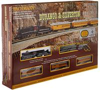 Bachmann Ready To Run Train Set-N Scale Durango & Silverton-Juego de Tren eléctrico Listo para funcionar, Escala N, temática Vintage/Retro, Color Negro, 0.5 Liters (24020)