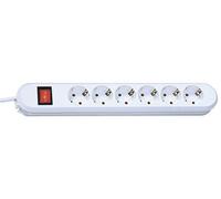 Bachmann smart 6x schuko h05vv-f 3g 1.50mm² 16a/3680w 5m base múltip