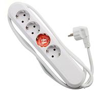 Bachmann SMARTLINE Interior 4sortie (S) ca 1.5 M Color Blanco extensión - Regleta (Color Blanco, Color Blanco, 288 mm, 56 mm, 41 mm, 1,5 m)