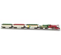 Bachmann Trains - Spirit of Christmas Ready To Run Electric Train Set - N Scale 0.5 Liters