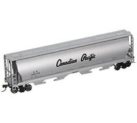 Bachmann Trenes Canadiense del Pacífico (Plata Script) 4 Bay cilíndricos Grain Hopper-ho Escala
