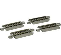 Bachmann Trenes Snap-Fit E-Z Pista 3 "Straight Track (4/Tarjeta)
