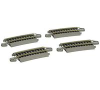 Bachmann Trenes Snap-Fit E-Z Pista un tercio sección 18 "Radio Curved Track (4/Tarjeta)