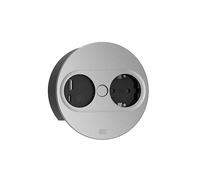 Bachmann Twist 2 1xCEE7/3 1xUSB A/C 22W 0,2m GST18 Plata Alrededor