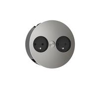 Bachmann Twist - Caja Circular empotrar Mesa 2xute Negro diámetro 105