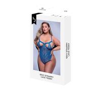 Baci Lingerie Conjunto de Lencería Lace Teddy Azul (Queen)