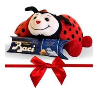 Baci perugina peluche - Peluche mariquita 20 cm + tubo Baci Perugina 37,5 gr - Caja de regalo (mariquita)