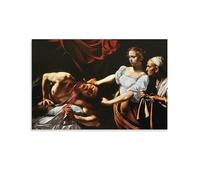 BACION Impresión Moderna Caravaggio Judith Beheading Holofernes Famosa Pintura Al Óleo, Reproducción De Arte Sobre Lienzo Para Decoración Del Hogar