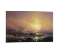 BACION Ivan Aivazovsky The Ninth Wave Reproducción De Famosos Pinturas Al Óleo, Galería Moderna, Sobre Lienzo, Para La Decoración Del Hogar