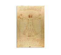 BACION The Vitruvian Man Leonardo Da VinciSurface Pintando La Impresión De La Pintura En Lienzo Pictures Para La Decoración De Casa Regalo De Decoración Impresión