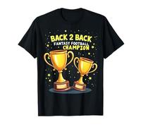 Back 2 Back Fantasy Football Champion Men Women Kids Camiseta