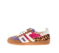 Back 70 Mujer Sneaker Squid 04 de ante multicolor y Calf Hair Leopardo, multicolor, 38 EU
