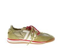 Back 70 Mujer Zapatillas Rocket de ante y Nylon Verde Oliva con Doble Cordón, Verde, 37 EU
