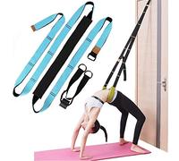 Back bend Assist Trainer, Mejora la flexibilidad de la espalda y la cintura, correa de estiramiento de flexibilidad de la puerta, equipo para el hogar para ballet, baile, yoga, gimnasia, splits, Azul