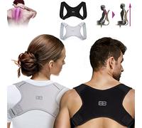 BACK BODYGUARD Corrector Postura Espalda - Espaldera - Corset Espalda Recta - Corrector Espalda Mujer y Hombre - Negro y Gris - Varios tamaños