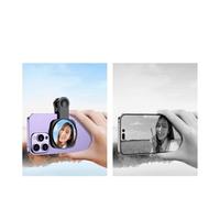 Back Camera Monitor, Vlog Display Accessory, Portable Camera Viewfinder for Enhanced Photography, HD Selfie Screen, Smartphone, 1.97x1.57x0.79 Inches