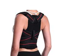 Back Corrector Atrás Soporte clavícula Deje encorvarse encorvando el Entrenador de la Oficina del Gimnasio en casa Ajustable TH y relajación