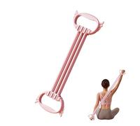 Back Exercise Band, Figure Eight Band Stretcher, Upper Body PosturesTrainer Strengthening, Elastic Workout Fitness Tool for Gym Home Pilates Yoga Stretching Training, 23.62 Inch