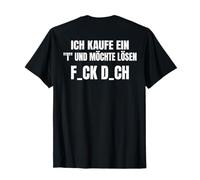 Back -Imprenta compro un yo y me gustaría Resolver F_CK D_CH Camiseta