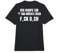 Back -Imprenta compro un yo y me gustaría Resolver F_CK D_CH Comfort Colors Adult Heavyweight T-Shirt