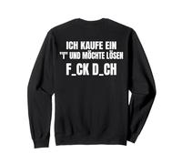 Back -Imprenta compro un yo y me gustaría Resolver F_CK D_CH Sudadera