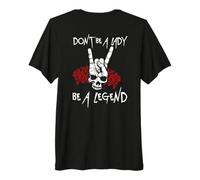 Back -Imprenta no Seas una Dama Sea una Leyenda Camiseta Premium