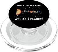 Back In My Day We Had 9 Planets Funny Galaxy Space Hombres Mujeres PopSockets PopGrip para MagSafe