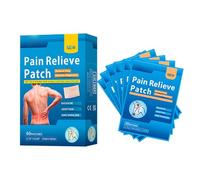 Back, Knee Joint Muscle Care Pads 60 Pieces Patch Set, Shoulder Muscle Support Adhesive for Daily Comfort, Body Care for Men Women Elderly Athletes Parents Home