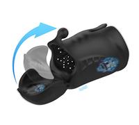 Back massager, with heating function, compact and portable, waterproof and easy to clean