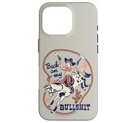 Back on My Bull Rodeo Cowboy Retro Vintage Funny Adult Humor Carcasa para iPhone 16 Pro