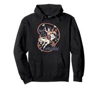 Back on My Bull Rodeo Cowboy Retro Vintage Funny Adult Humor Sudadera con Capucha