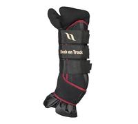 Back on Track Royal Quick Wraps Deluxe Equestrian Sport - Vendas protectoras flexibles para patas de caballo con cierre de velcro, par, color vino, 18 pulgadas, XL
