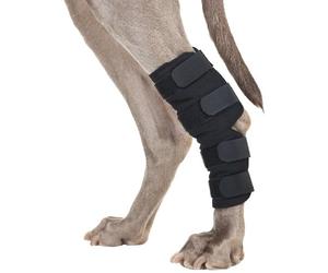 Back on Track terapéutico Perro Pata Trasera/Hock Brace (par) pequeño (Longitud, 4 A 6,25 Pulgadas Top Ancho, 3 A 4.75-Inches Anchura Inferior con 4 Correas de Velcro Ajustables