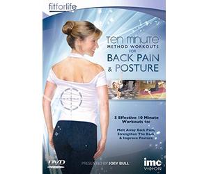Back Pain & Posture Ten Minute Method Workouts - Melt Away Back Pain, Strenghten the Back and Improve Posture - Fit for Life - Joey Bull [Reino Unido] [DVD]