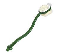Back Scrubber For Shower - Long Handle Bath Brush, Three Sided Rich Foam Cleansing Tool | Ergonomic Shower With Hanger Hole | Durable Bathing Accessory For Gym Dorm Bathroom Travel Apartme