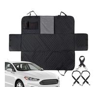 Back Seat Extender for Dogs - 53.94x57.87 Inches Dog Car Seat Cover | Waterproof Seats Cover Hammock | Waterproof Car Mat with Double Zipper | Scratch Proof and Non-Slip Hammock Travel Bed for Truck