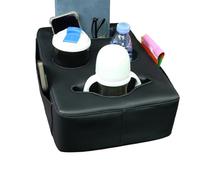 Back Seat Holder - Cup Organizer for Car Travel | Frame with Compartments, Bottle Storage Accessory, Road Trip Gear for Sporting Event Camping Fishing Commuting Picnic