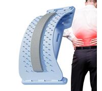 Back Stretcher - 3-level Adjustable Board, 38cm Lumbar Correction Device For Spinal Alignment, Portable Muscle Relief Tool For Neck And Shoulder Strain, Fitness Accessory, Ergonomic Equipment For Home