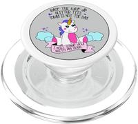 Back The Fuck Up Tetas con Purpurina te caña con mi Cuerno Unicornio PopSockets PopGrip para MagSafe
