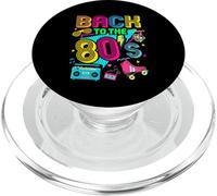 Back To 80's 1980s Retro Vintage Eighties Costume Party PopSockets PopGrip para MagSafe